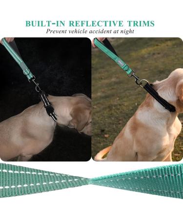 Vivaglory Short Dog Leash - 32cm Training Line for Medium & Large Dogs - Green Traffic Leash - Buy Online on SooperMarket.com