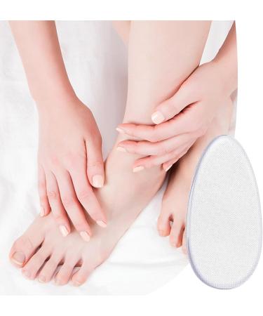 Glass Foot File Callus Remover Clear Glass Foot File Pedicure Helper - Pedicure Foot Buffer in Shower Foot Scrubber for Removes Dead Skin Egg - Buy Online on SooperMarket.com