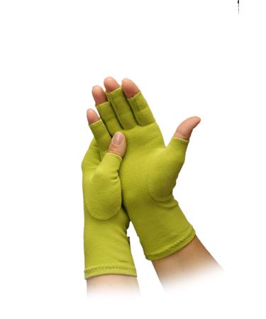 Dritz Supports During Crafting Quilting Sewing Knitting Household Duties Crafters Comfort Glove-Medium Kiwi Green Medium (Pack of 2)
