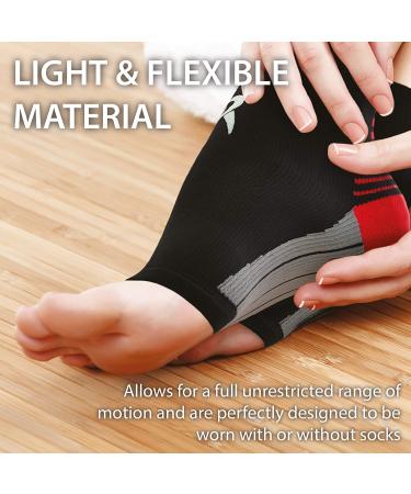 Rymora Plantar Fasciitis Support Socks - Small Arch Compression Socks - Men and Women - Black (One Pair) - Buy Online on SooperMarket.com