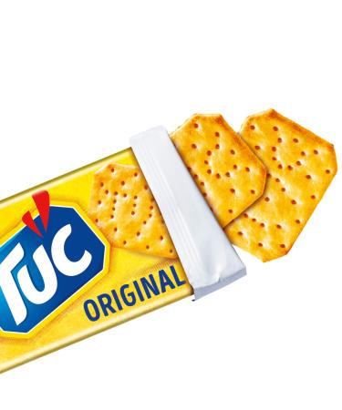 TUC Classic Salted Biscuits 24 x 100g | Large Pack Snack Crackers | Finely Salted Treats for International Shipping - Buy Online on SooperMarket.com