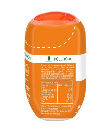 Ferrero Tic Tac Fresh Orange - Delicious Orange Flavored Dragees - 98g Pack for International Shipping - Buy Online on SooperMarket.com