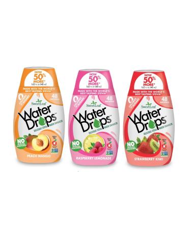 Sweetleaf Stevia Natural Water Drops Variety Pack