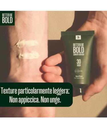 BETTER BE BOLD SPF 30 matting sun fluid for baldness and face. Sun protection with UVA and UVB filters. Waterproof absorbs quickly. Coral friendly and fragrance-free. Made in Germany - Buy Online on SooperMarket.com