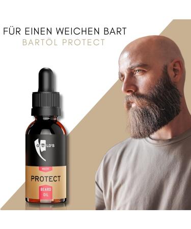 G ld's Bart l Men - 30ml Argan Oil Beard Oil | 6 Months Intensive Care for Soft Beards | Premium Beard Care Pack - Buy Online on SooperMarket.com