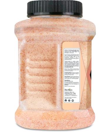 Herbion Naturals Himalayan Pink Salt Jar - GMO Free, Vegan, Chemical-Free, Kosher Certified, Fine Grain All-Natural Salt - Triple-Washed in Spring Water - Buy Online on SooperMarket.com