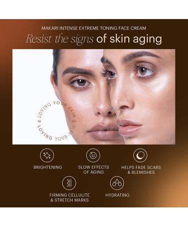 Makari Naturalle Intense Brightening Face Cream 1.7 oz | Anti-Aging Treatment for Acne Scars, Stretch Marks & Wrinkles | Moisturizer for Dry Skin with Shea Butter & SPF 20 - Buy Online on SooperMarket.com