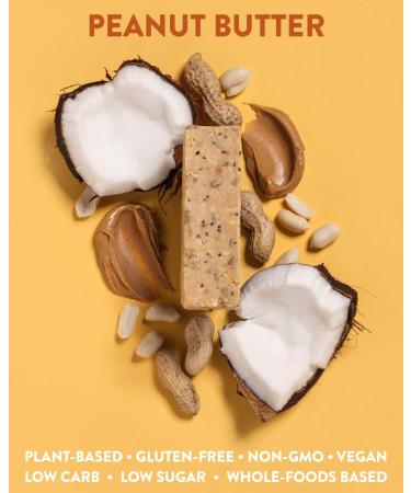Dang Keto Bar Peanut Butter - 12 Pack (1.4 oz Each) | Low Carb Snack - Buy Online on SooperMarket.com