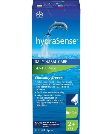 HydraSense Advanced Eye Drops For Dry Eyes Preservative Free & Gentle Mist Nasal Spray Daily Nasal Care 100% Natural Source Seawater Preservative-Free 100 mL - Buy Online on SooperMarket.com