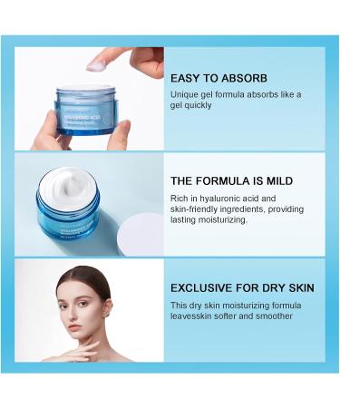 Hydro Boost Hyaluronic Acid Moisturizing Cream | Deep Hydration Face Moisturizer for Dry Skin | Lightweight Water Cream for Women - Buy Online on SooperMarket.com