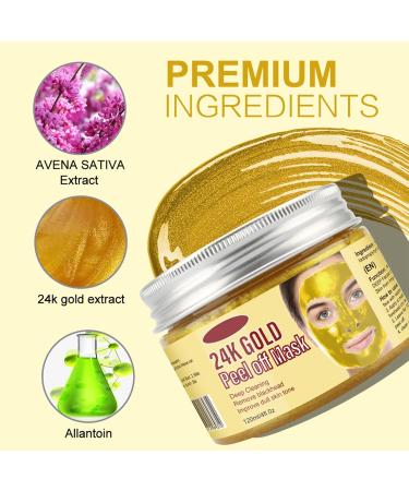 Shefave Peel off Face Masks Golden Face Masks Skincare Peel off - Purifying Deep Cleansing Face Peel for Dirt Acne Pores Shrinking - Reduces Fine Lines & Wrinkles Skin Care Face Lifting Firming Mask - Buy Online on SooperMarket.com