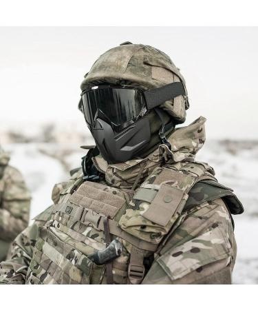 VPZenar Airsoft Helmet and Mask Bundle - Tactical Gear with NVG Mount and Side Rail - Buy Online on SooperMarket.com