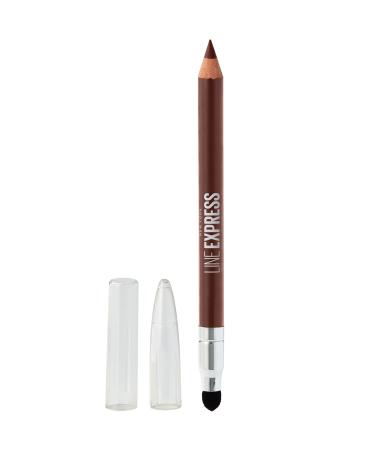 Maybelline New York Line Express Sharpenable Wood Pencil Eyeliner Brownish Black 1 Count
