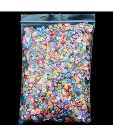 Pure Vie 10000 Pieces 3D Nail Art Cute Designs Fimo Canes Slices Polymer DIY Decoration Sticker #2