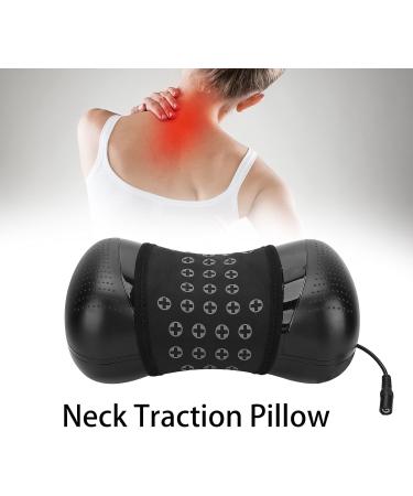 Neck Traction Cushion - Heated Therapy Support Pillow for Pain Relief Inflatable Neck Traction Device - Buy Online on SooperMarket.com