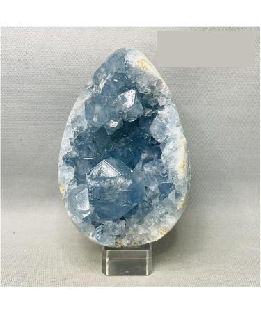 Crystal Natural Kyanite Aquamarine Stones Rainbow Geode Crystal Cluster Room Decoration Spiritual Prayer Crystal Stone 1pc Stone Collection (Color : Size 150-160mm) - Buy Online on SooperMarket.com