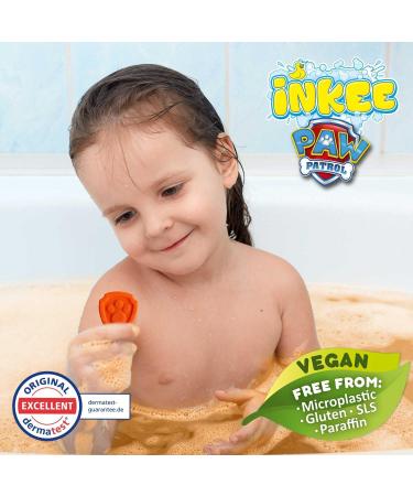 INKEE Paw Patrol Mini Bath Bombs - Kids Pack of 10 | 30 Colorful Bath Bombs with Almond Oil & Cola Gum Flavor | Fun Bath Time Treat! - Buy Online on SooperMarket.com
