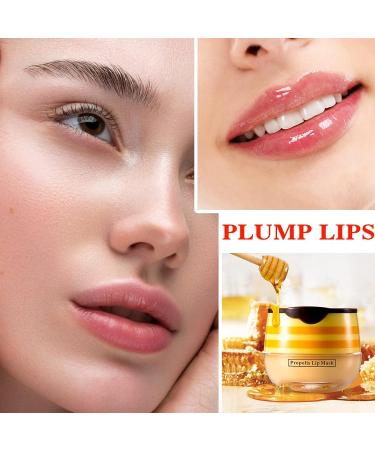 Bee Lip Balm Honey Pot - Hydrating Lip Mask for Dry Lips - Moisturizing & Preventative Care - Buy Online on SooperMarket.com