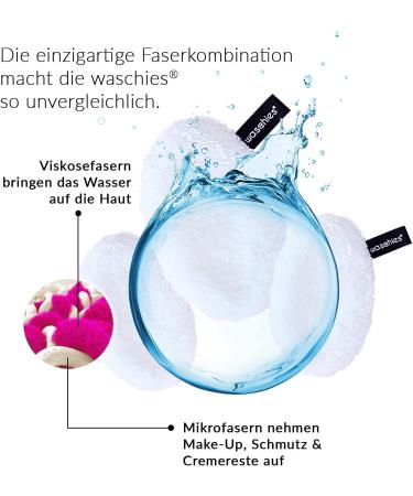 Washable Makeup Removal Pads - Set of 6 Reusable Deep Pore Cleaning Pads Ros Edition - Hypoallergenic & Skin-Friendly - Buy Online on SooperMarket.com