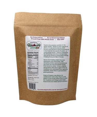 Shipetaukin Fonio Flour: Gluten Free Non GMO African Supergrain - Baking, Thickening, Breads | 28oz - Buy Online on SooperMarket.com