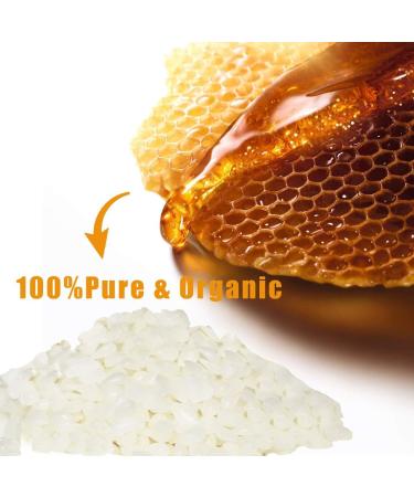 Howemon White Beeswax Pellets 2LB - 100% Pure Triple Filtered for Skin, Face, Body & Hair Care - DIY Creams, Lotions, Lip Balm & Soap Making Supplies - Buy Online on SooperMarket.com