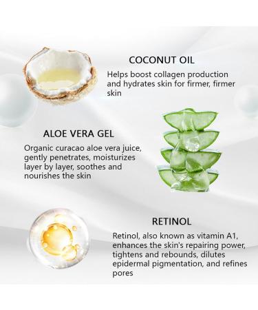 Firming & Tightening Neck Cream - Anti-Aging Moisturizer for Wrinkles & Fine Lines | Organic Aloe Vera Coconut Oil & Retinol - All Skin Types - Buy Online on SooperMarket.com
