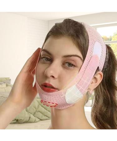 Double Chin Reducer - V Lines Lifting Belt Double Chin Reducer - Face Lifting Belt Chin Strap Facial Slimming Strap Reusable V Lines Belt For Firming Contours Jawlines Shaper - Buy Online on SooperMarket.com