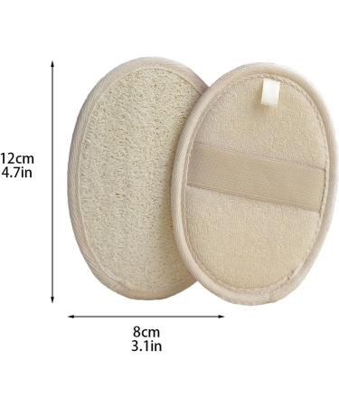 Exfoliating Loofah Sponge | Large Body Scrubber for Spa & Shower | Ideal for Men & Women - Buy Online on SooperMarket.com