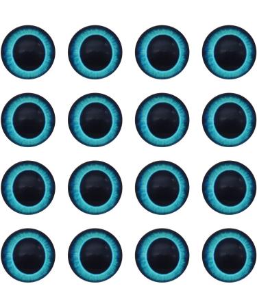 10 Pairs 25mm Owl Bird Glass Eyes for Art Dolls, Sculptures, Masks, Taxidermy - Flatback Design - Buy Online on SooperMarket.com