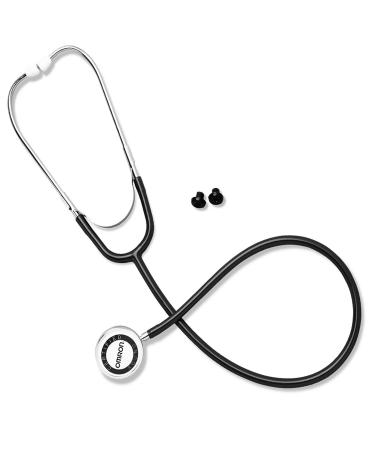 Omron 412BLK Dual Head Stethoscope Silver/Black
