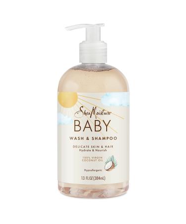 Shea Moisture 100 Percent Virgin Coconut Oil Baby Wash and Shampoo