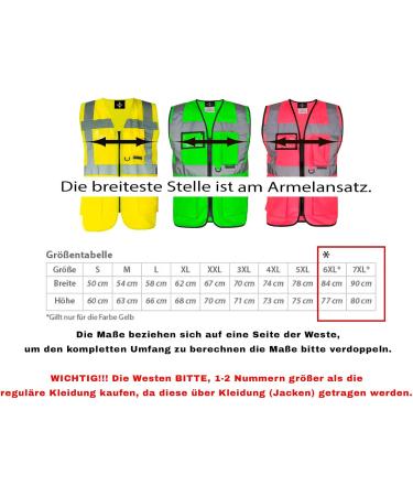 Funny Dog Owner Safety Vest - 'DIE mit dem Hund gehen' - Neon Green XXL | International Shipping - Buy Online on SooperMarket.com