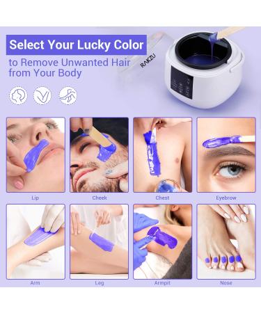 Rakzu LED Wax Warmer for Hair Removal - Electric Wax Machine for Women and Men - Buy Online on SooperMarket.com