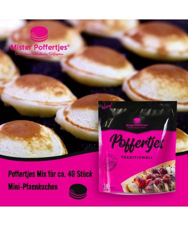 MISTER POFFERTJES Pancake Mix - Authentic Dutch Mini Pancakes for Home | Pack of 2 | International Shipping - Buy Online on SooperMarket.com