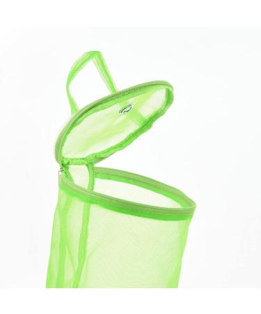 2-Piece Empty Yarn Storage Bags Set - Mini Mesh Holder & Organizer for Knitting, Crochet, and Sewing Accessories - Light Green Tote Bag - Buy Online on SooperMarket.com
