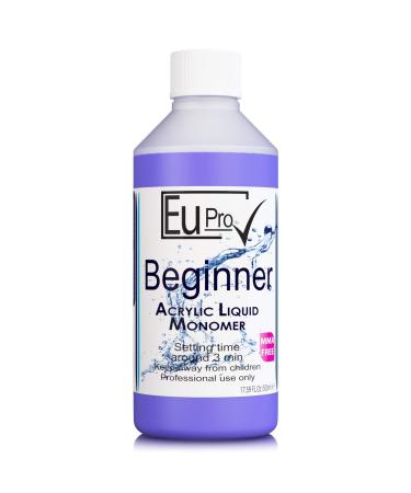 Beginner Slow Setting Acrylic Liquid Monomer salon Sculpting Nails need powder to work (500ml)