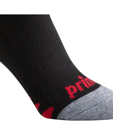 Prince Boys' Quarter Length Athletic Ankle Socks (6 Pair Pack) - Black, Large - Buy Online on SooperMarket.com