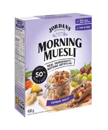 Jordans Morning Muesli - Supreme Medley 400g Supreme Medley 400 g (Pack of 1)
