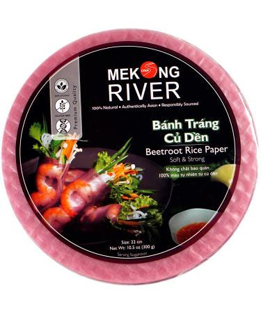 Mekong River Banh Vietnamese Beetroot Rice Paper 22cm (24 x 300g)