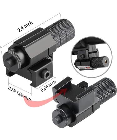 Viiko Red Laser Dot Sight Scope for Rifles and Pistols with Picatinny Mount - Buy Online on SooperMarket.com