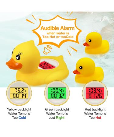 MSNUNA Baby Thermometer & Floating Duck Toy - Safe Bath Temperature Monitor - Buy Online on SooperMarket.com