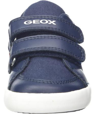 Geox Boy's B Gisli B Sneakers - Navy Dk Red - Size 6 UK Child - Buy Online on SooperMarket.com