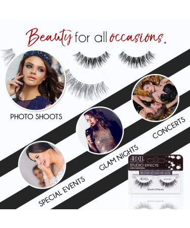 Ardell Studio Effects Wispies Black 4 Pack - 4 Pairs of Dramatic False Eyelashes - Buy Online on SooperMarket.com