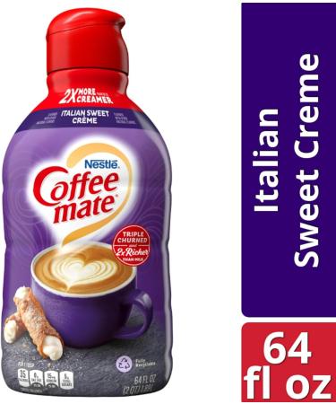 Nestle Coffee mate Italian Sweet Creme Liquid Coffee Creamer - 64 fl oz (1.89L) - Buy Now for Creamy Coffee Delight! - Buy Online on SooperMarket.com