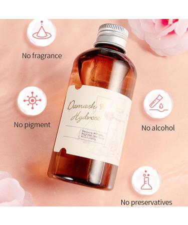Rose Floral Water Organic Facial Skin Toner Moisturiser Hydrosol Moisturizing Hydrating Skin Caring Nourishing Water 105ml - Buy Online on SooperMarket.com