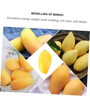 ABOOFAN 9 Pcs Fruit Photography Props Models Fruit Toys Fruit Model Decor for Kitchen Creative Toys Creative Playthings Simulated Fruit Mango Decorations - Buy Online on SooperMarket.com