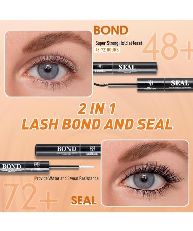 Lash Bond and Seal | Strong Hold Waterproof Cluster Lash Glue for DIY Individual Extensions | Gentle Non-Irritating Formula - Buy Online on SooperMarket.com