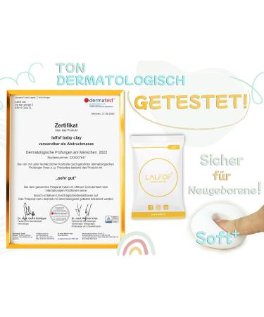 LALFOF Customizable Baby Footprint & Handprint Frame - Dermatologically Tested Memory Set - Buy Online on SooperMarket.com