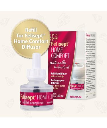 Felisept Home Comfort Cat Calming Refill 3 x 45ml - Natural Catnip Formula - Stress Relief & Behavior Control - Cat Plug-In Calmer - Buy Online on SooperMarket.com