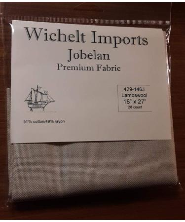 Wichelt Premium JOBELAN Fabric 28ct 18x27 - Lambswool Cross Stitch Material - Buy Online on SooperMarket.com